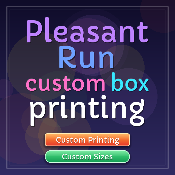Pleasant Run custom box printing
