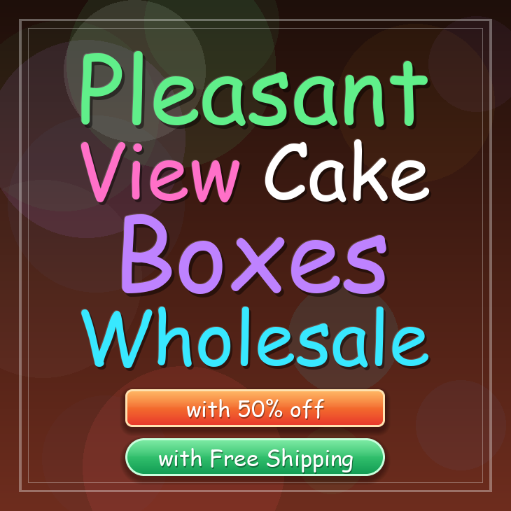 Pleasant View cake boxes