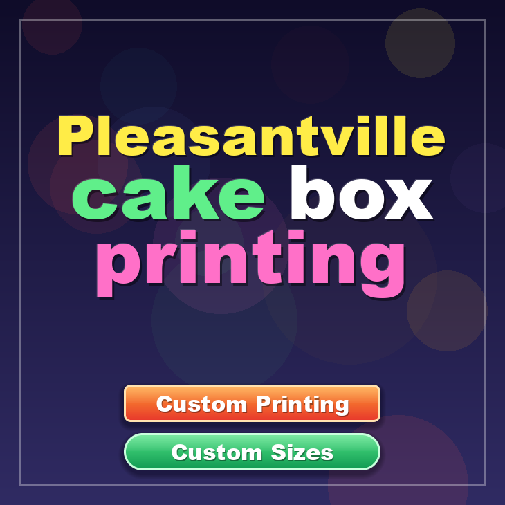 Pleasantville cake box printing