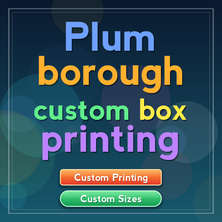 Plum borough custom box printing
