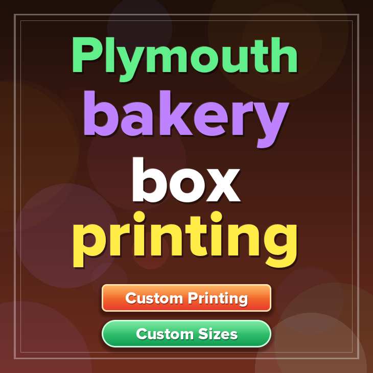 Plymouth bakery box printing
