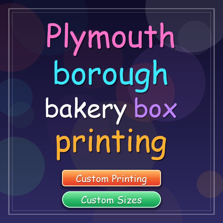 Plymouth Borough bakery box printing