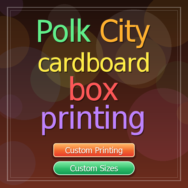 Polk City cardboard box printing