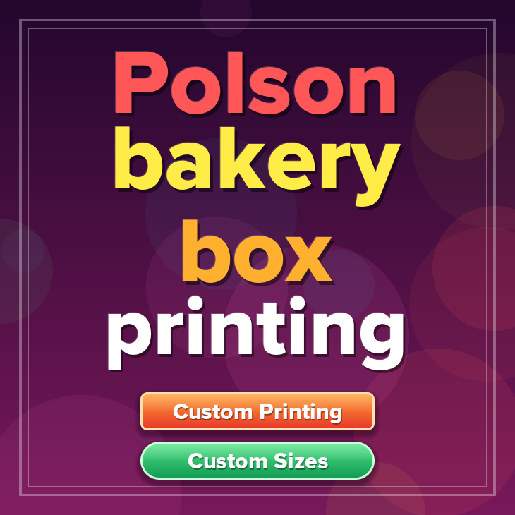 Polson bakery box printing
