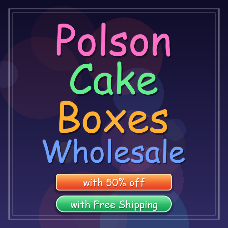 Polson cake boxes