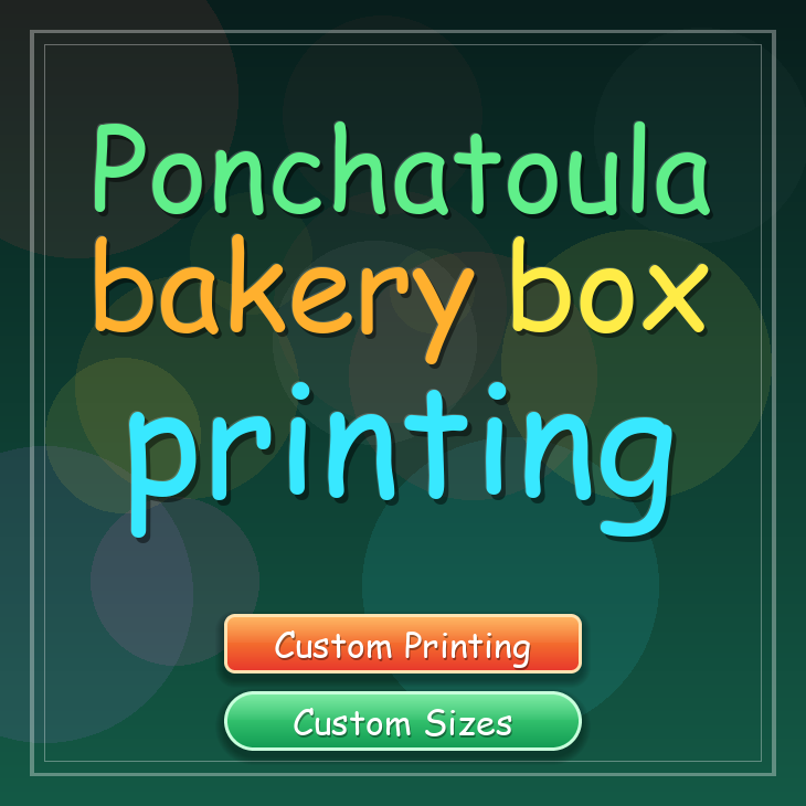 Ponchatoula bakery box printing