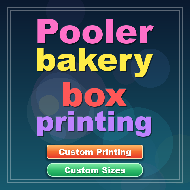 Pooler bakery box printing