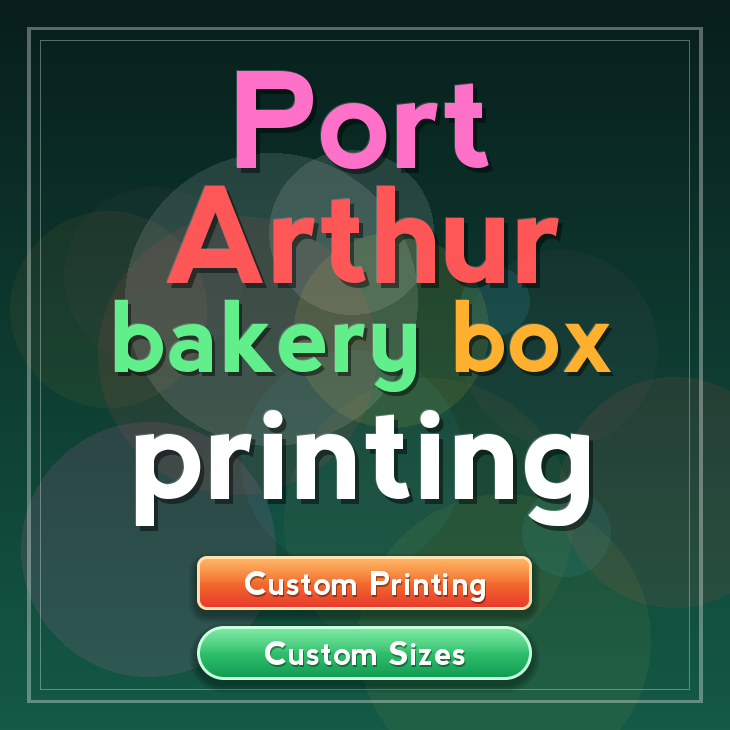 Port Arthur bakery box printing