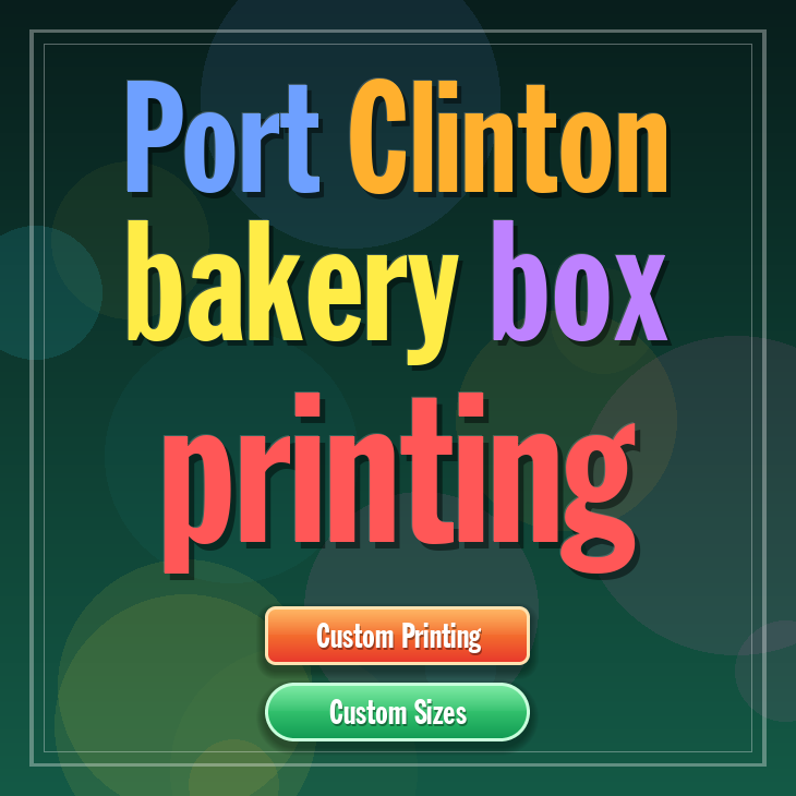 Port Clinton bakery box printing