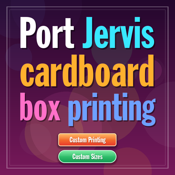 Port Jervis cardboard box printing
