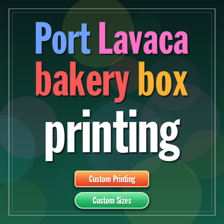 Port Lavaca bakery box printing