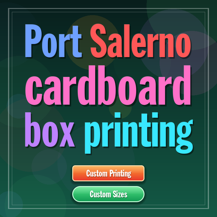 Port Salerno cardboard box printing