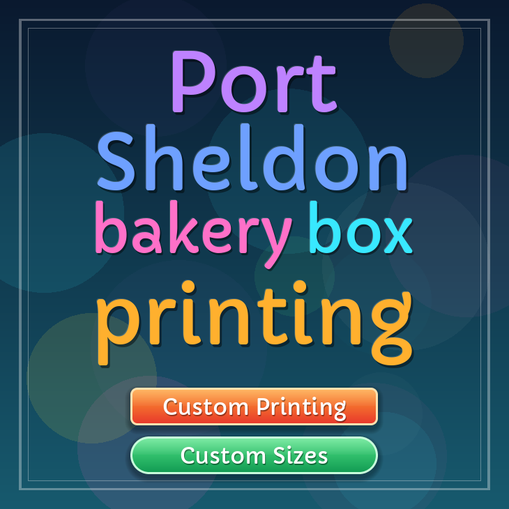 Port Sheldon bakery box printing