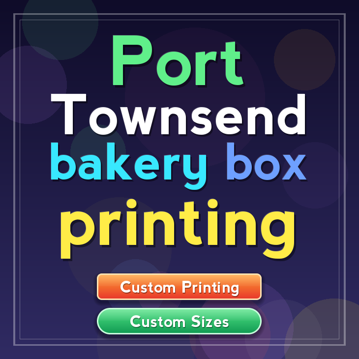 Port Townsend bakery box printing