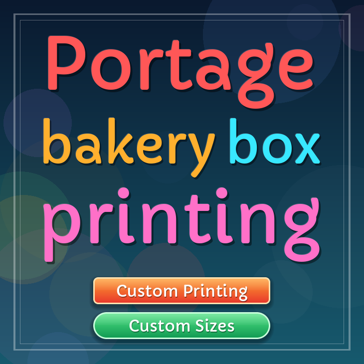 Portage bakery box printing