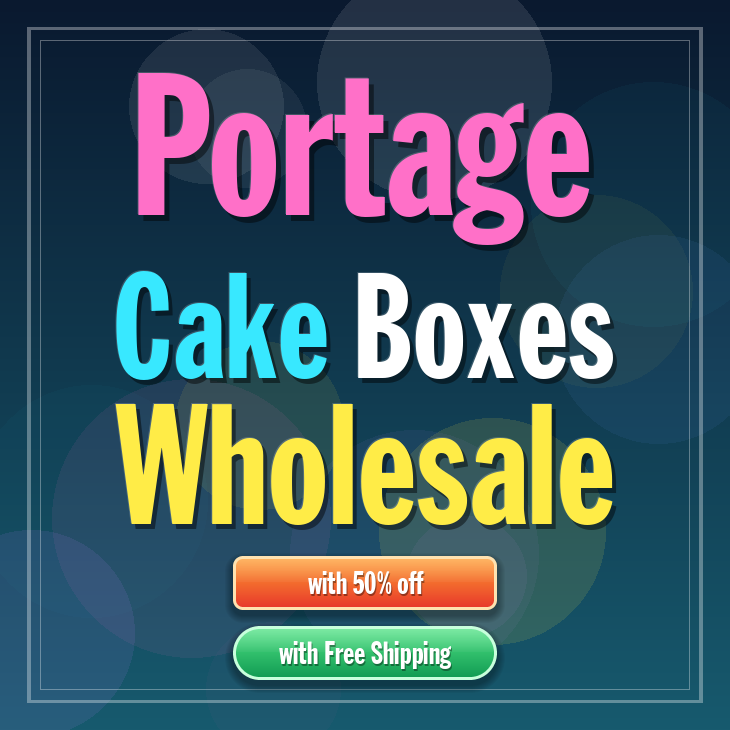 Portage cake boxes