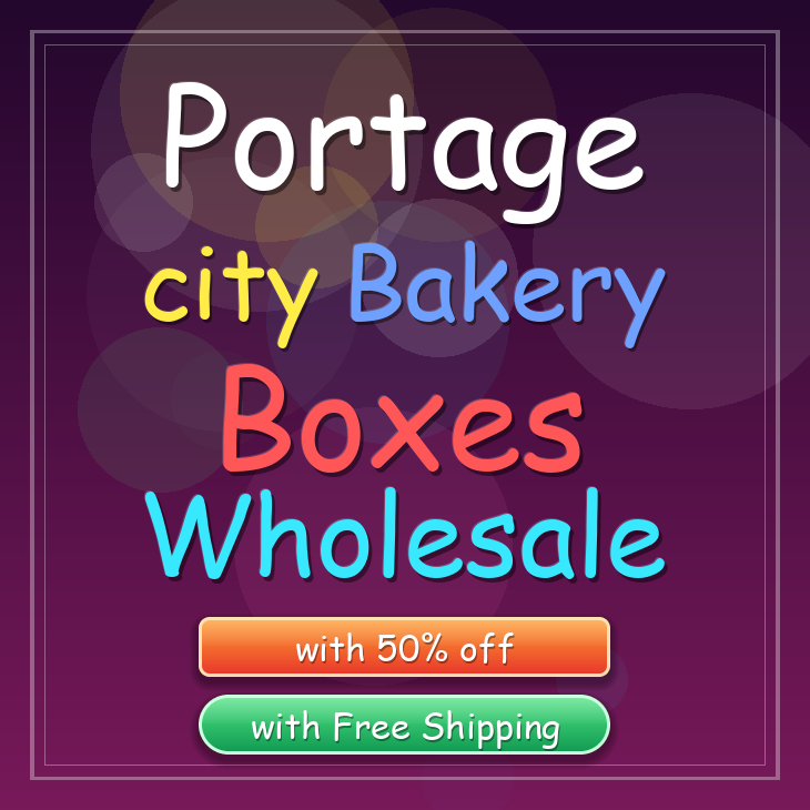 Portage City bakery boxes