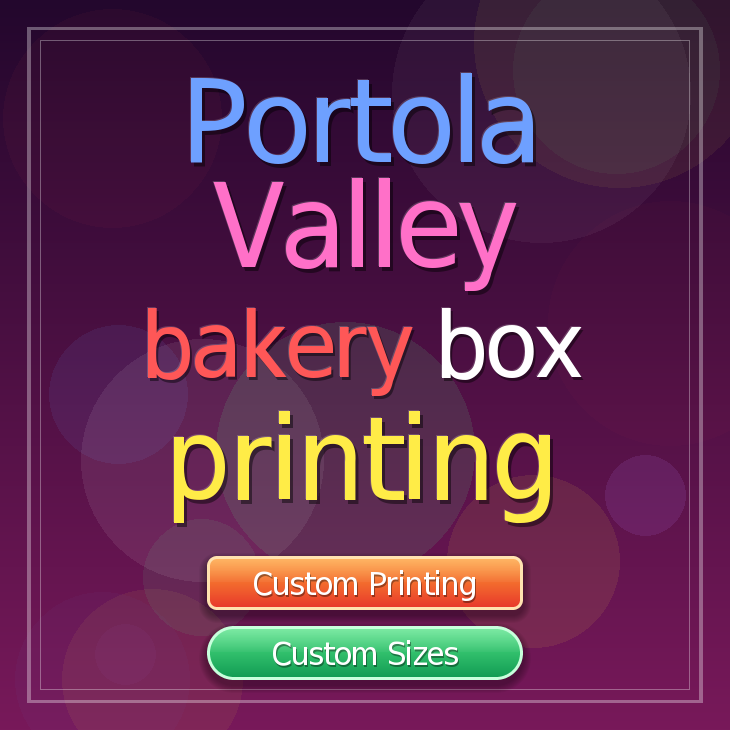 Portola Valley bakery box printing