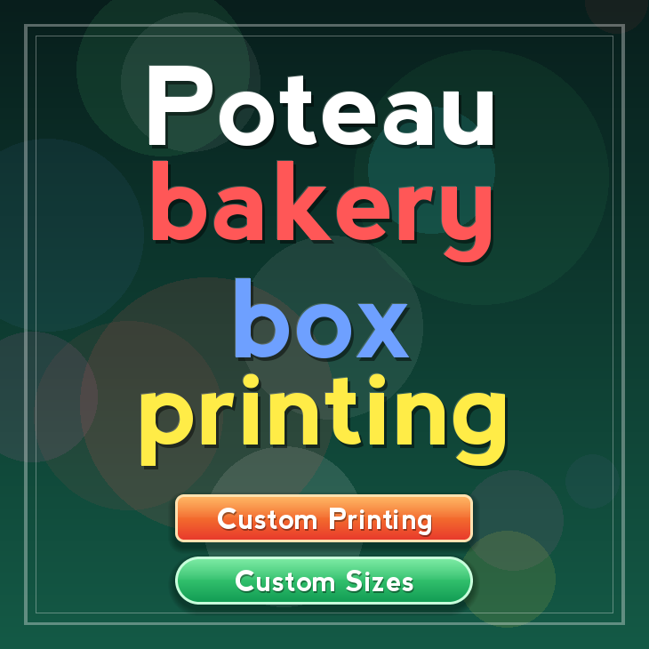 Poteau bakery box printing