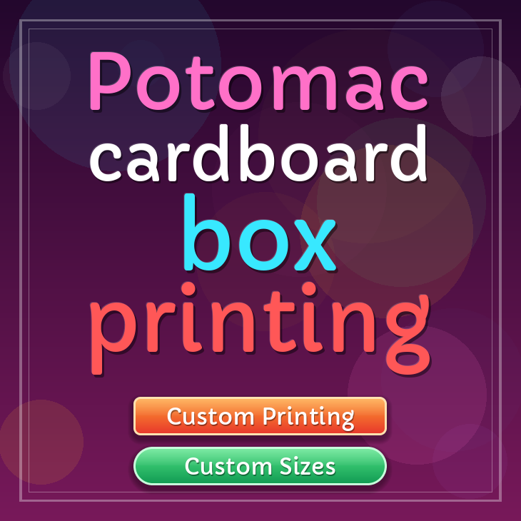 Potomac cardboard box printing