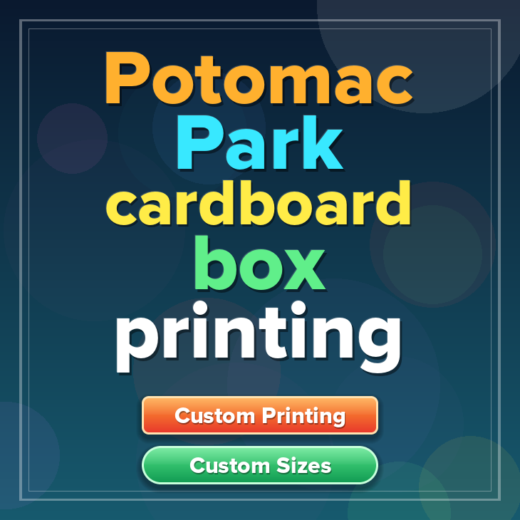 Potomac Park cardboard box printing