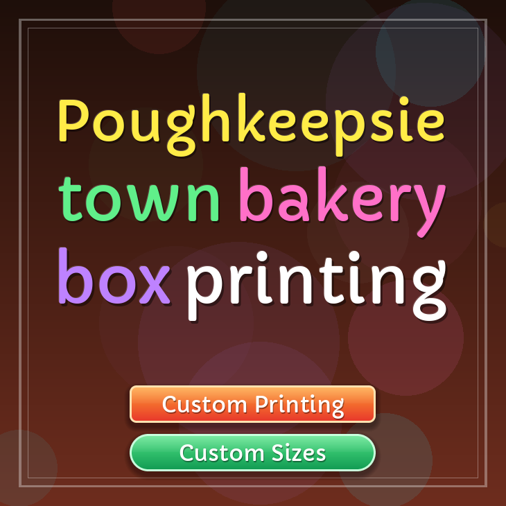 Poughkeepsie Town bakery box printing
