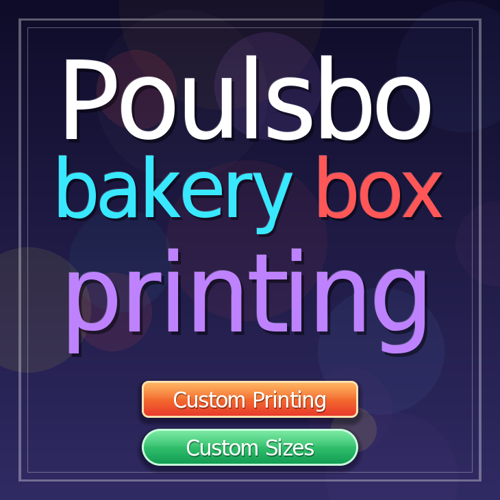 Poulsbo bakery box printing