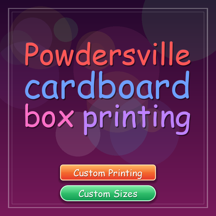 Powdersville cardboard box printing