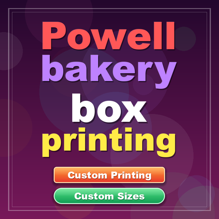 Powell bakery box printing