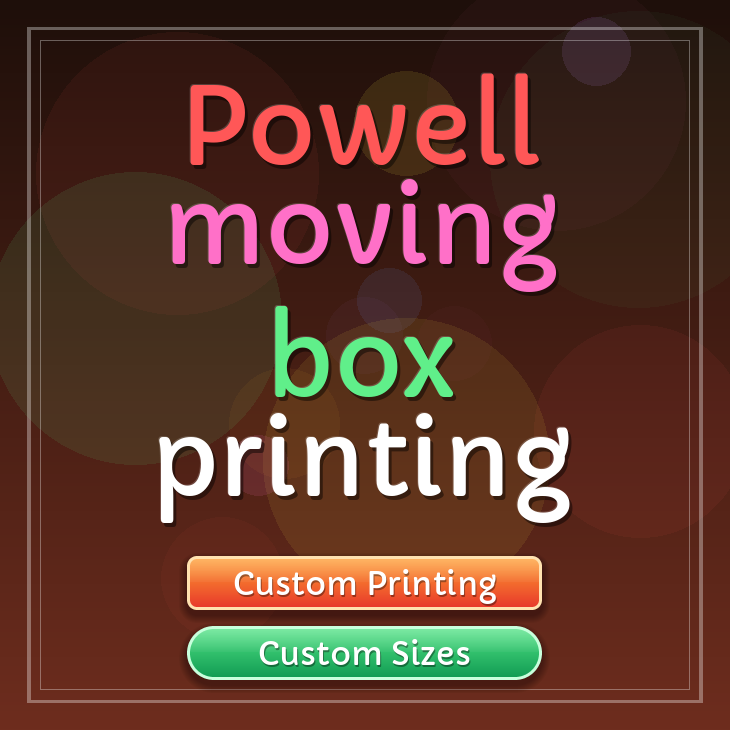 Powell moving box printing