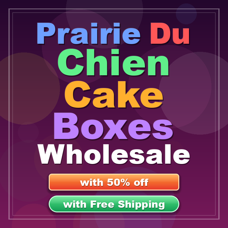 Prairie Du Chien cake boxes