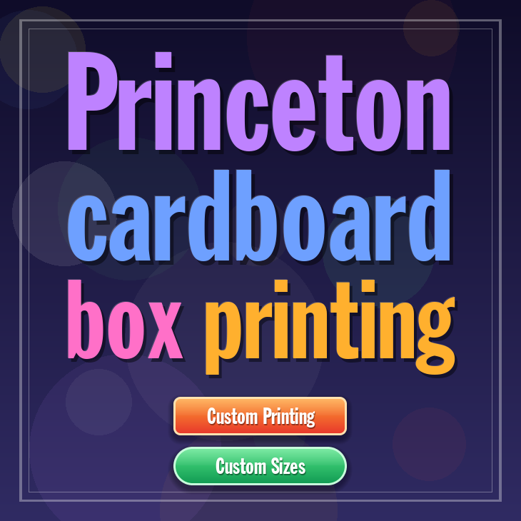 Princeton cardboard box printing