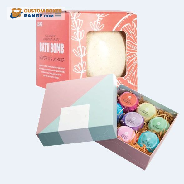 Printed bath bomb boxes