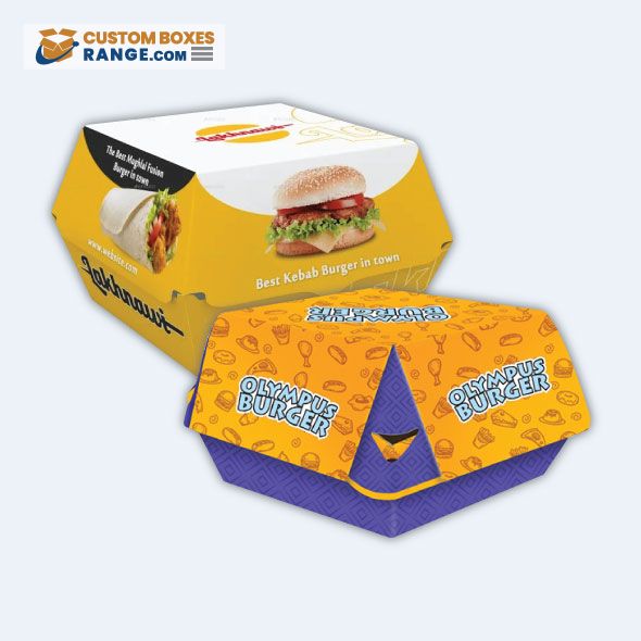 Printed burger boxes