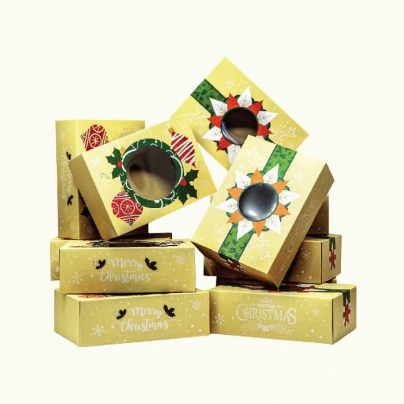 Printed Christmas Cookie Baskets