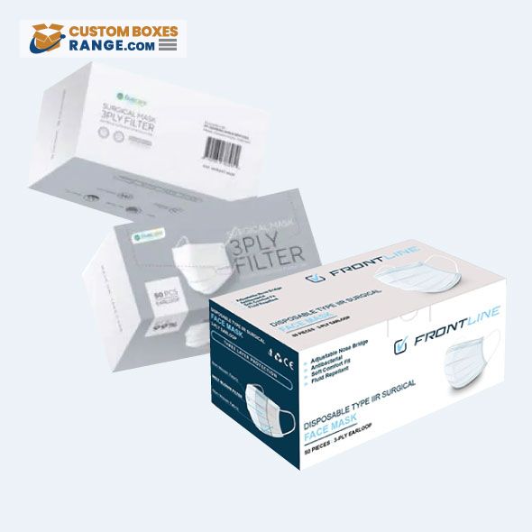 Printed face mask boxes