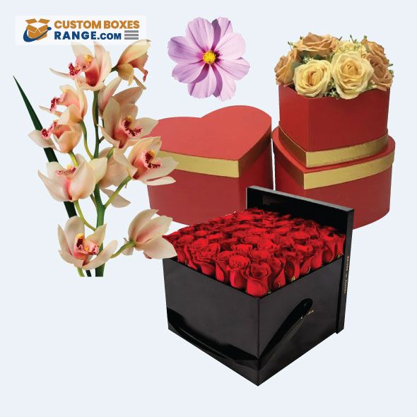 Printed floral boxes
