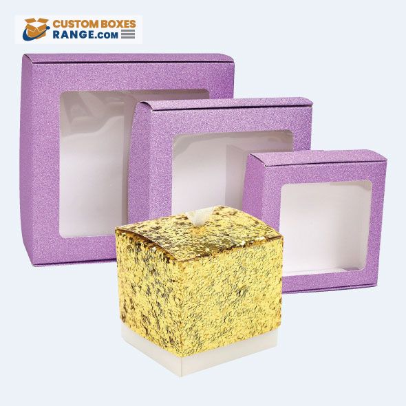 Printed glitter boxes