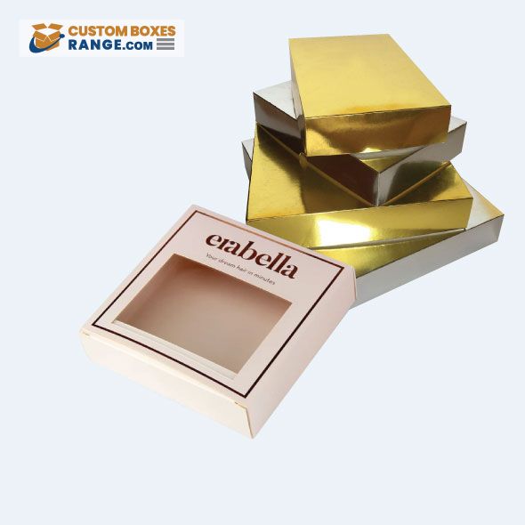 Printed gold foil boxes