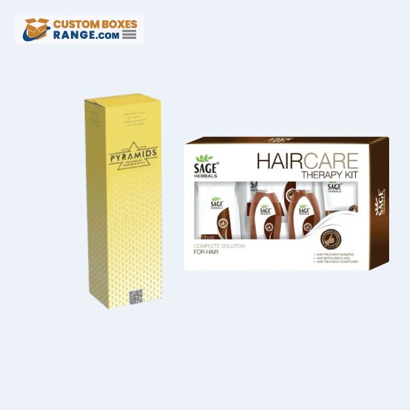 Printed hairspray boxes