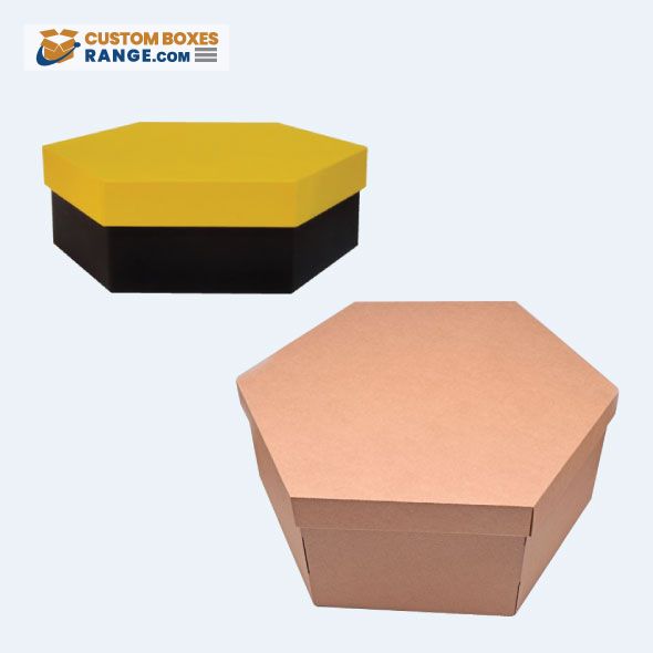 Printed hexagon boxes