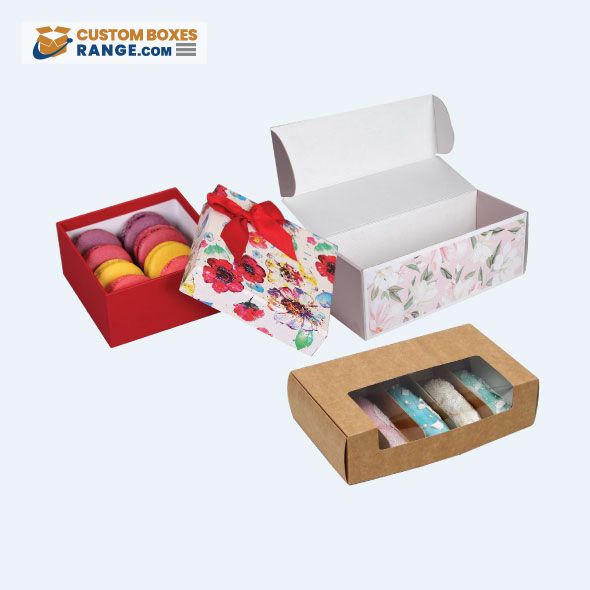 Printed macaron boxes