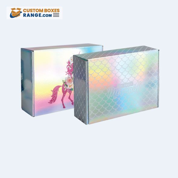 Printed metalized boxes