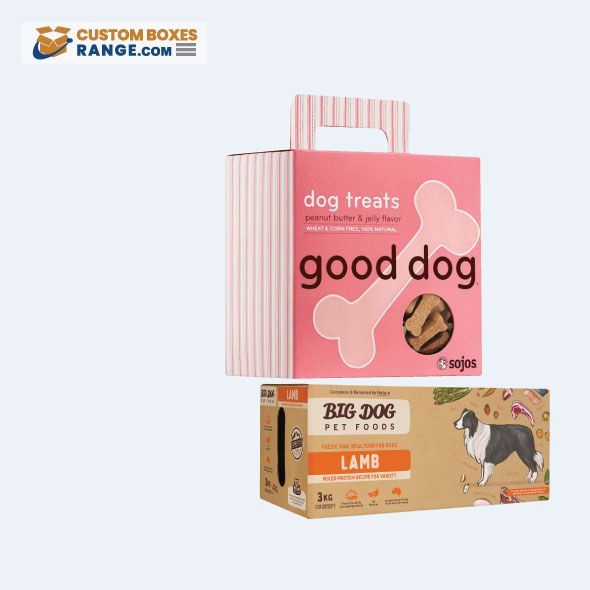 Printed pet food boxes