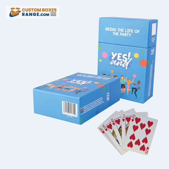 Printed playing card boxes