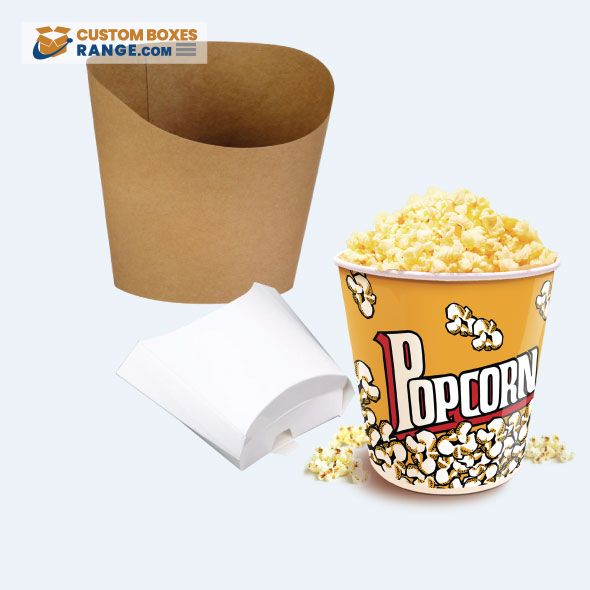 Printed popcorn boxes