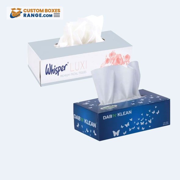 Printed tissue boxes