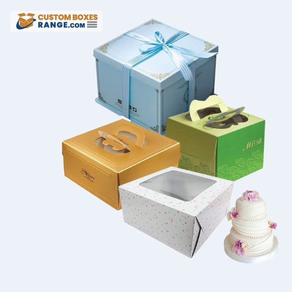 Printed wedding cake boxes