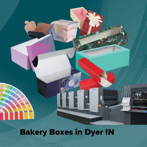 Bakery boxes in dyer in