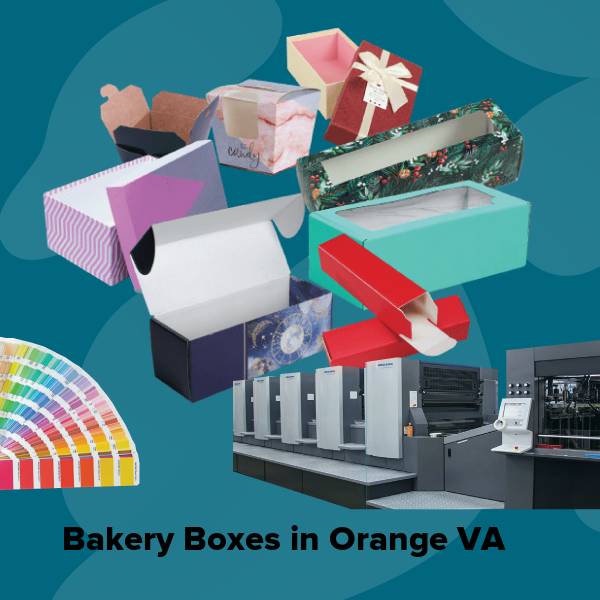 Bakery boxes in orange va